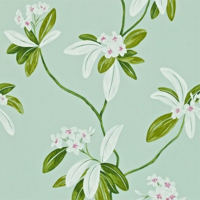 Фото Обои с рисунком - Орнамент - стиль Английская классика - Голубы - Купить в Интернет-магазине