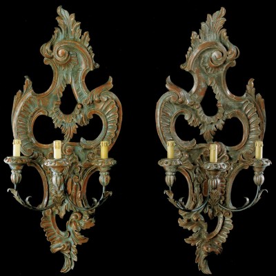 Фото Бра, светильник настенный - стиль Европейская классика - Металлический - Купить в Интернет-магазине