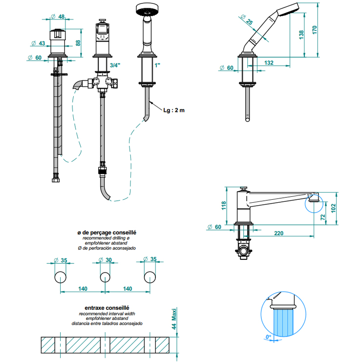 Фото Смеситель для душа и ванны - стиль Европейский - Купить в Интернет-магазине Фото Смеситель для душа и ванны - стиль Европейский - Купить в Интернет-магазине
