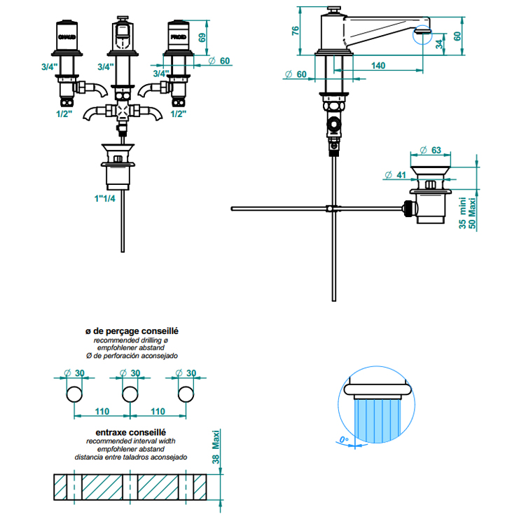 Фото Смеситель для биде - стиль Европейский - Купить в Интернет-магазине Фото Смеситель для биде - стиль Европейский - Купить в Интернет-магазине