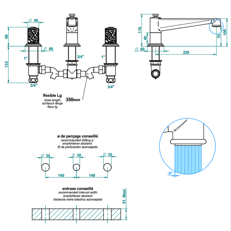 Фото Смеситель для душа и ванны - стиль Европейский - Купить в Интернет-магазине