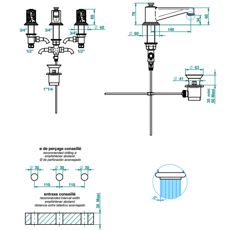 Фото Смеситель для раковины - стиль Европейский - Купить в Интернет-магазине Фото Смеситель для раковины - стиль Европейский - Купить в Интернет-магазине