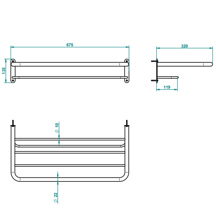 Фото Полка для ванной - стиль Европейский - Купить в Интернет-магазине