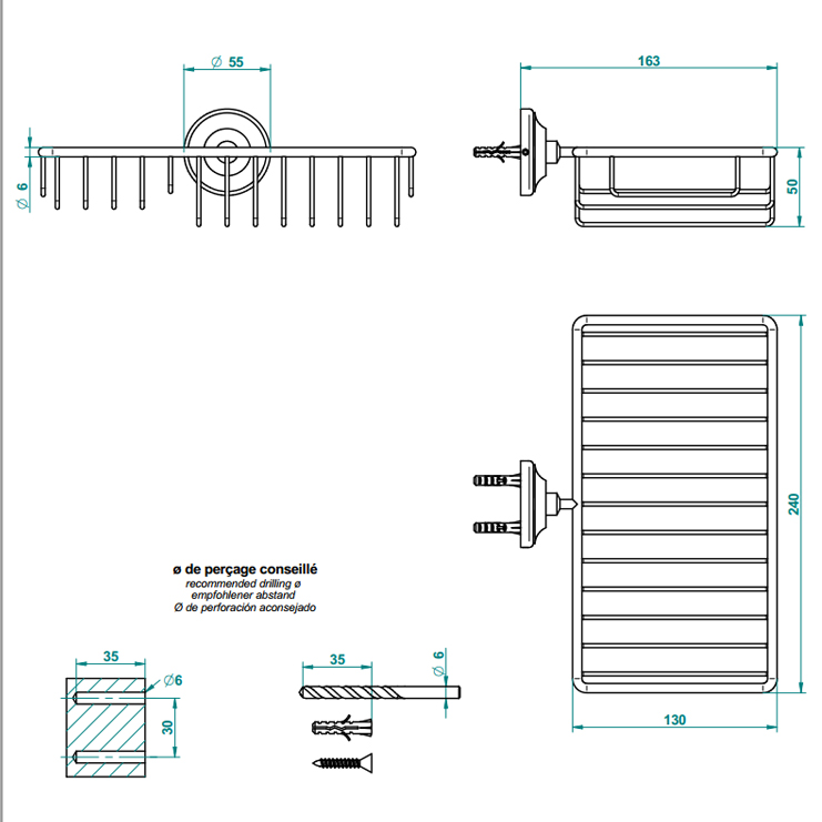 Фото Полка-мыльница, решетка для ванной - стиль Европейский - Купить в Интернет-магазине Фото Полка-мыльница, решетка для ванной - стиль Европейский - Купить в Интернет-магазине