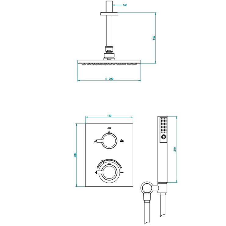 Фото Смеситель для душа и ванны - стиль Современный - Купить в Интернет-магазине Фото Смеситель для душа и ванны - стиль Современный - Купить в Интернет-магазине