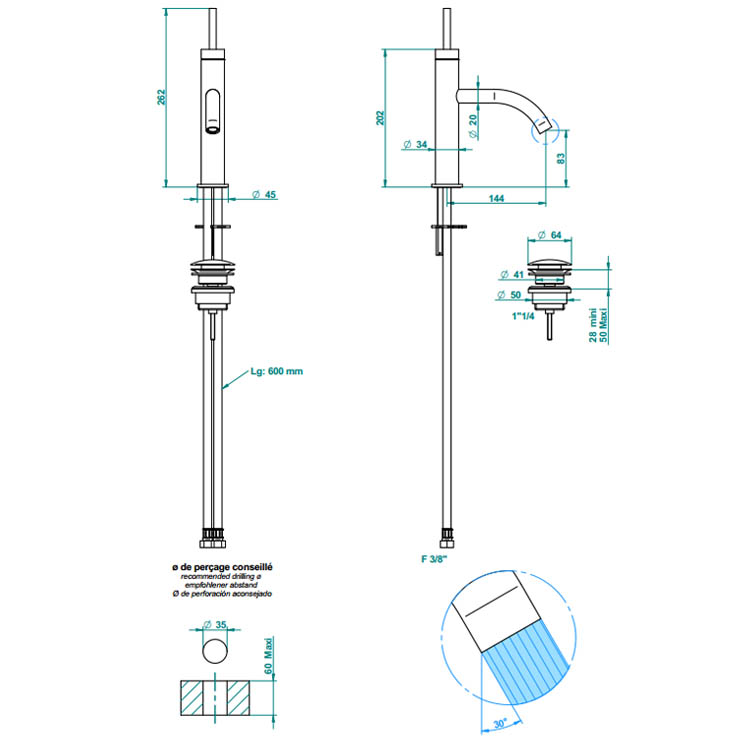 Фото Смеситель для раковины - стиль Современный - Купить в Интернет-магазине