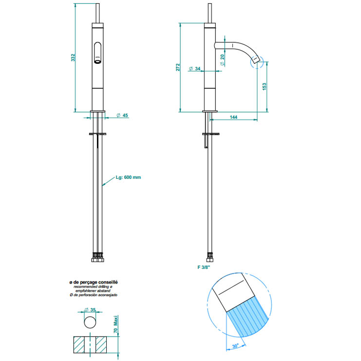 Фото Смеситель для раковины - стиль Современный - Купить в Интернет-магазине