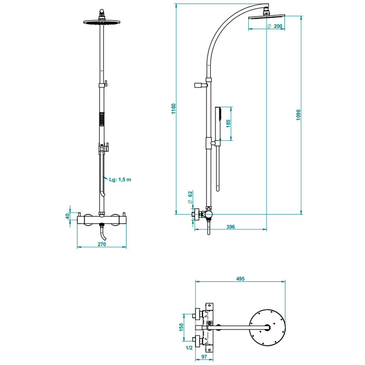 Фото Смеситель для душа и ванны - стиль Современный - Купить в Интернет-магазине Фото Смеситель для душа и ванны - стиль Современный - Купить в Интернет-магазине