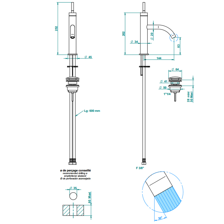 Фото Смеситель для раковины - стиль Современный - Купить в Интернет-магазине
