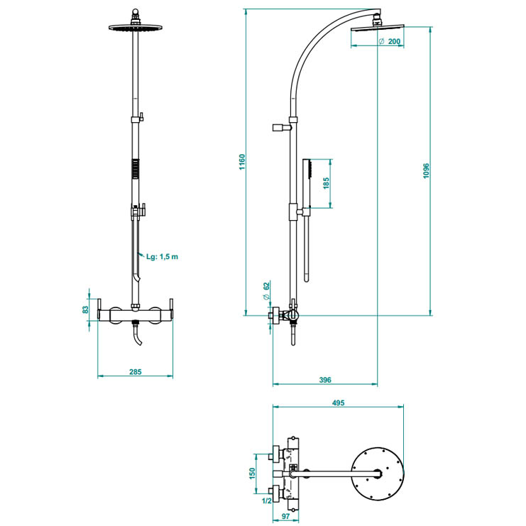 Фото Смеситель для душа и ванны - стиль Современный - Купить в Интернет-магазине Фото Смеситель для душа и ванны - стиль Современный - Купить в Интернет-магазине