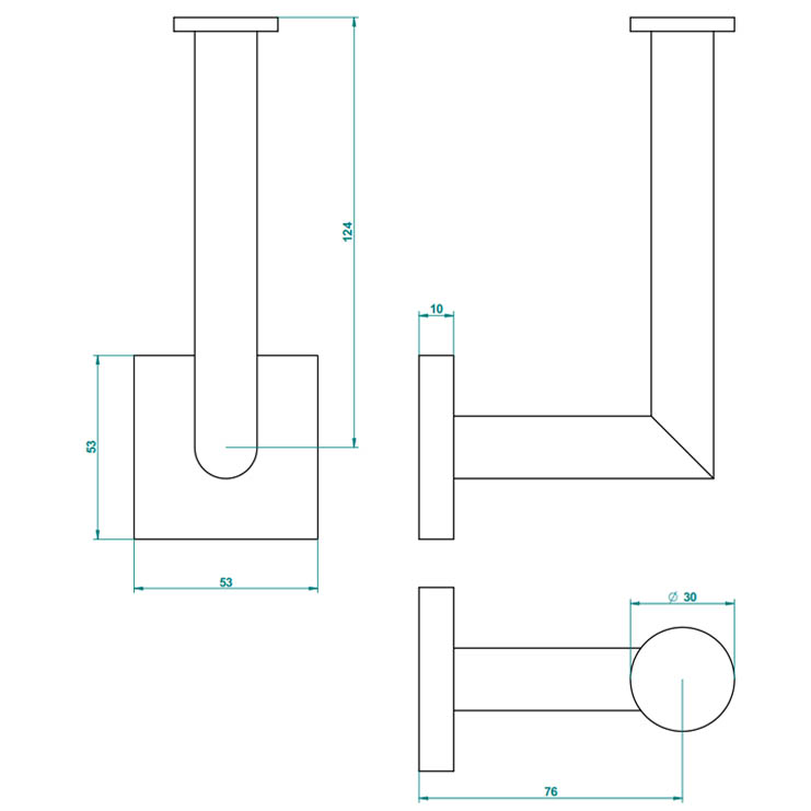 Фото Держатель для туалетной бумаги - стиль Современный - Купить в Интернет-магазине