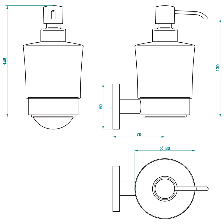 Фото Дозатор для мыла для ванной - стиль Современный - Купить в Интернет-магазине Фото Дозатор для мыла для ванной - стиль Современный - Купить в Интернет-магазине