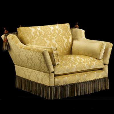 Фото Кресло обитое - стиль Английская классика - Для гостиной - удобное кресло производства США - Artistic - Draycott Design - Купить в Интернет-магазине