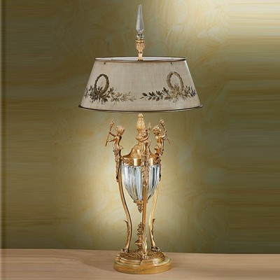 Фото Настольная лампа - стиль Английская классика - Мраморная - Купить в Интернет-магазине