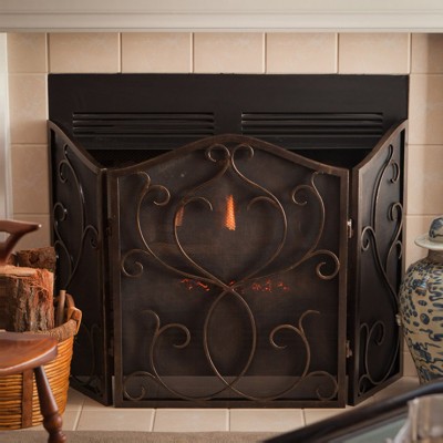Фото Каминная решетка, аксессуар - стиль Классический - Металлическая - Купить в Интернет-магазине