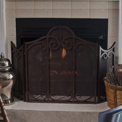 Фото Каминная решетка, аксессуар - стиль Классический - Металлическая - Купить в Интернет-магазине