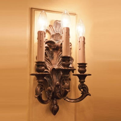 Фото Бра, светильник настенный - стиль Европейская классика - Металлический - Купить в Интернет-магазине