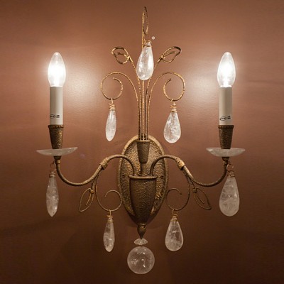 Фото Бра, светильник настенный - стиль Американская классика - Хрустальный - Купить в Интернет-магазине