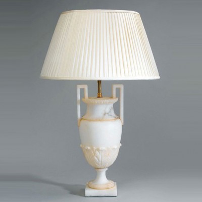 Фото Настольная лампа - стиль Английская классика - Алебастровая - Купить в Интернет-магазине