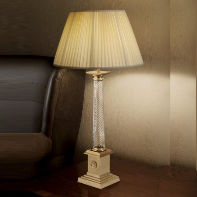 Фото Настольная лампа - стиль Английская классика - Стеклянная - Купить в Интернет-магазине