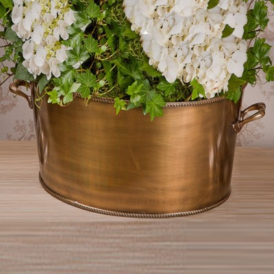 Фото Кашпо - стиль Классический - Металлическое - Купить в Интернет-магазине