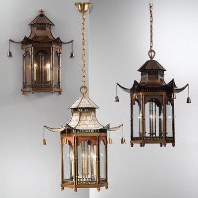 Фото Фонарь - стиль Английская классика - Металлический - Купить в Интернет-магазине