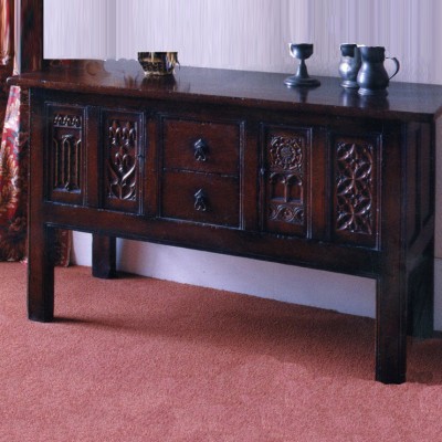 Фото Комод/буфет широкий - стиль Тюдор и готика - Для гостиной - Купить в Интернет-магазине