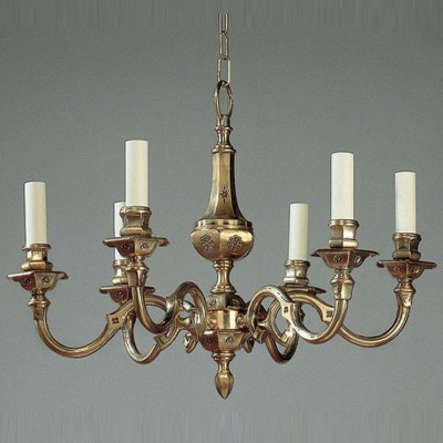 Фото Люстра - стиль Английская классика - Металлическая - Купить в Интернет-магазине