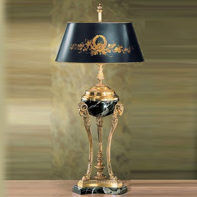 Фото Настольная лампа - стиль Английская классика - Мраморная - Купить в Интернет-магазине