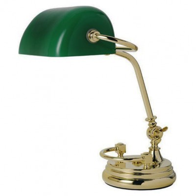 Фото Настольная лампа - стиль Английская классика - Металлическая - Купить в Интернет-магазине