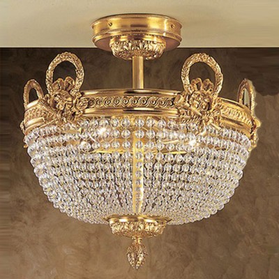 Фото Светильник потолочный - стиль Английская классика - Хрустальный - Купить в Интернет-магазине