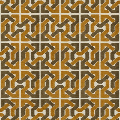 Фото Ткань портьерная с рисунком - Орнамент - стиль Английский - Золотой - Купить в Интернет-магазине