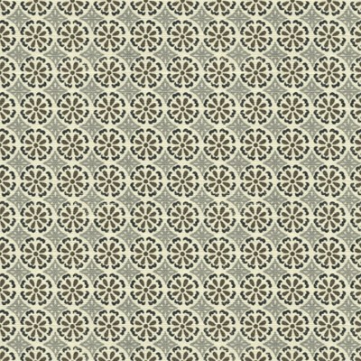 Фото Ткань портьерная с рисунком - Орнамент - стиль Английский - Серый - Купить в Интернет-магазине