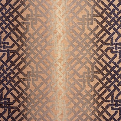 Фото Ткань портьерная с рисунком - Орнамент - стиль Современный - Оранжевый - Купить в Интернет-магазине