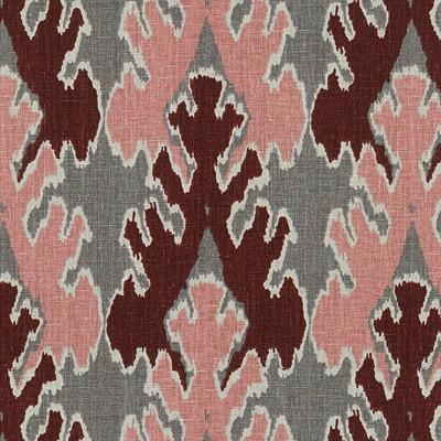 Фото Ткань портьерная с рисунком - Орнамент - стиль Современный - Малиновый - Купить в Интернет-магазине