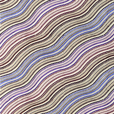 Фото Ткань портьерная с рисунком - Абстракция - стиль Современный - Синяя - Купить в Интернет-магазине