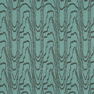 Фото Ткань портьерная с рисунком - Абстракция - стиль Современный - Бирюзовая - Купить в Интернет-магазине