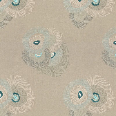 Фото Ткань портьерная с рисунком - Цветы - стиль Современный - Купить в Интернет-магазине