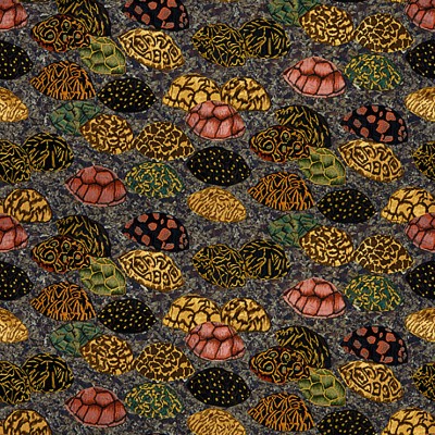 Фото Ткань портьерная с рисунком - Крупный декор - стиль Английский - Черный - Купить в Интернет-магазине