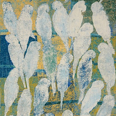 Фото Ткань портьерная с рисунком - Крупный декор - стиль Английский - Синий - Купить в Интернет-магазине