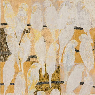 Фото Ткань портьерная с рисунком - Крупный декор - стиль Английский - Золотой - Купить в Интернет-магазине