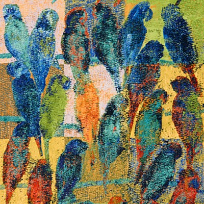 Фото Ткань портьерная с рисунком - Крупный декор - стиль Английский - Желтый - Купить в Интернет-магазине