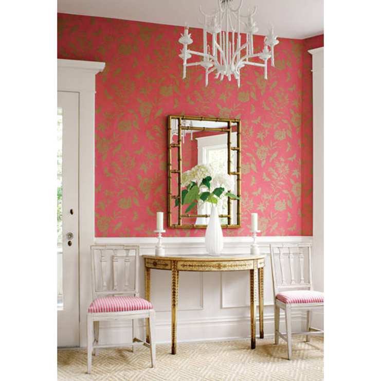 Фото Обои с рисунком - Растение - стиль Американский - Бежевые - Купить в Интернет-магазине