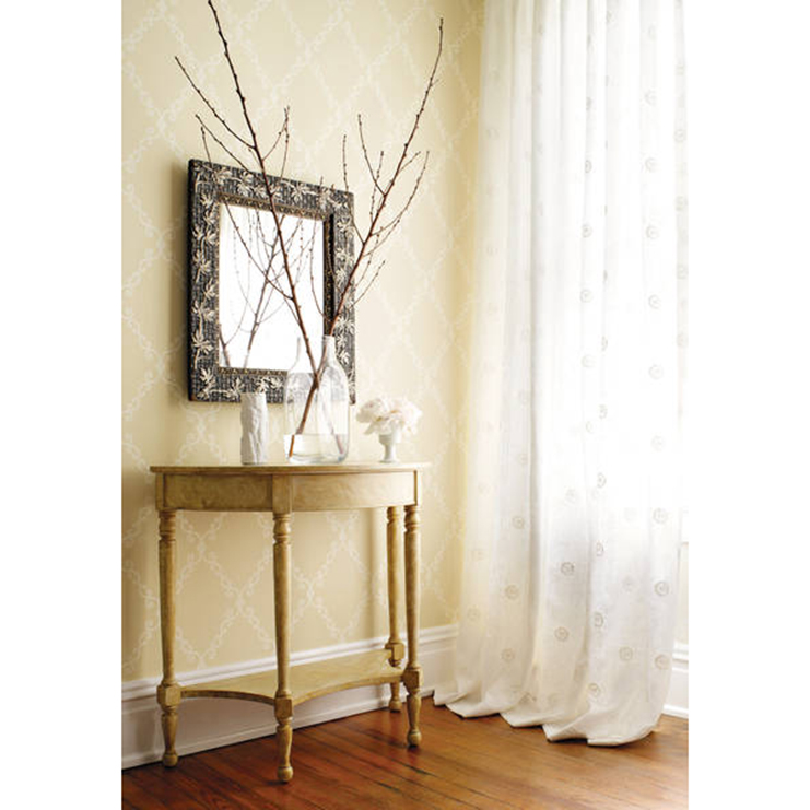 Фото Обои с рисунком - Орнамент - стиль Американский - Желтые - Купить в Интернет-магазине