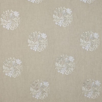 Фото Ткань портьерная с рисунком - Крупный декор - стиль Английский - Светло-коричневый - Купить в Интернет-магазине