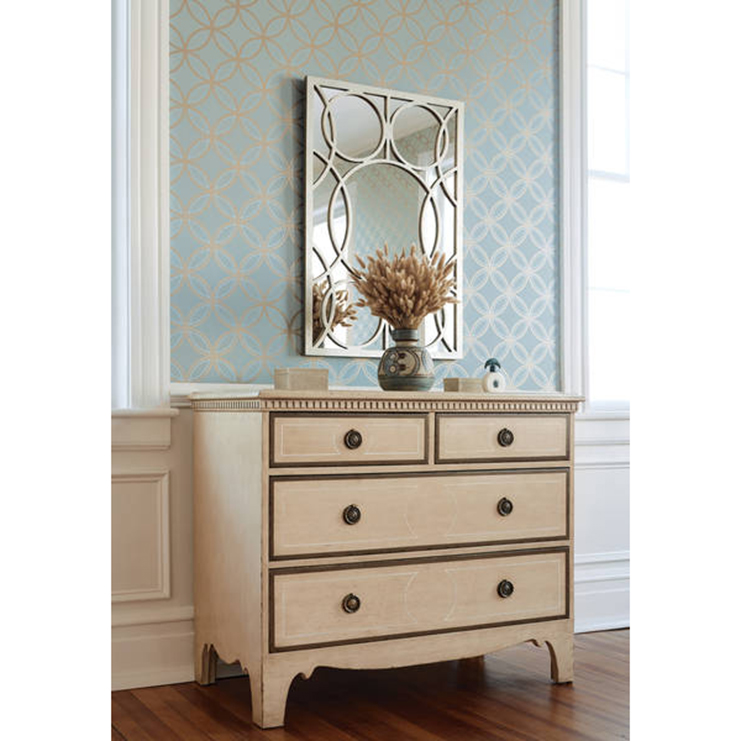 Фото Обои с рисунком - Орнамент - стиль Американский - Бежевые - Купить в Интернет-магазине