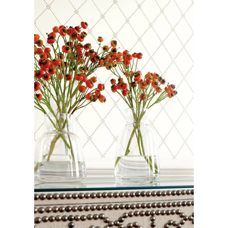 Фото Обои с рисунком - Орнамент - стиль Американский - Коричневые - Купить в Интернет-магазине