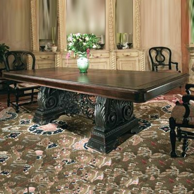 Фото Стол обеденный - стиль Роскошное шале - Для столовой - большие обеденные столы производства США - Habersham - Great Estates - Купить в Интернет-магазине