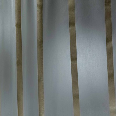 Фото Ткань портьерная с рисунком - Полоски - стиль Современный - Серебристые - Купить в Интернет-магазине