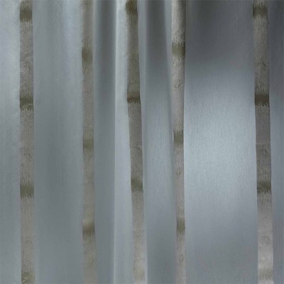 Фото Ткань портьерная с рисунком - Полоски - стиль Современный - Серебристые - Купить в Интернет-магазине
